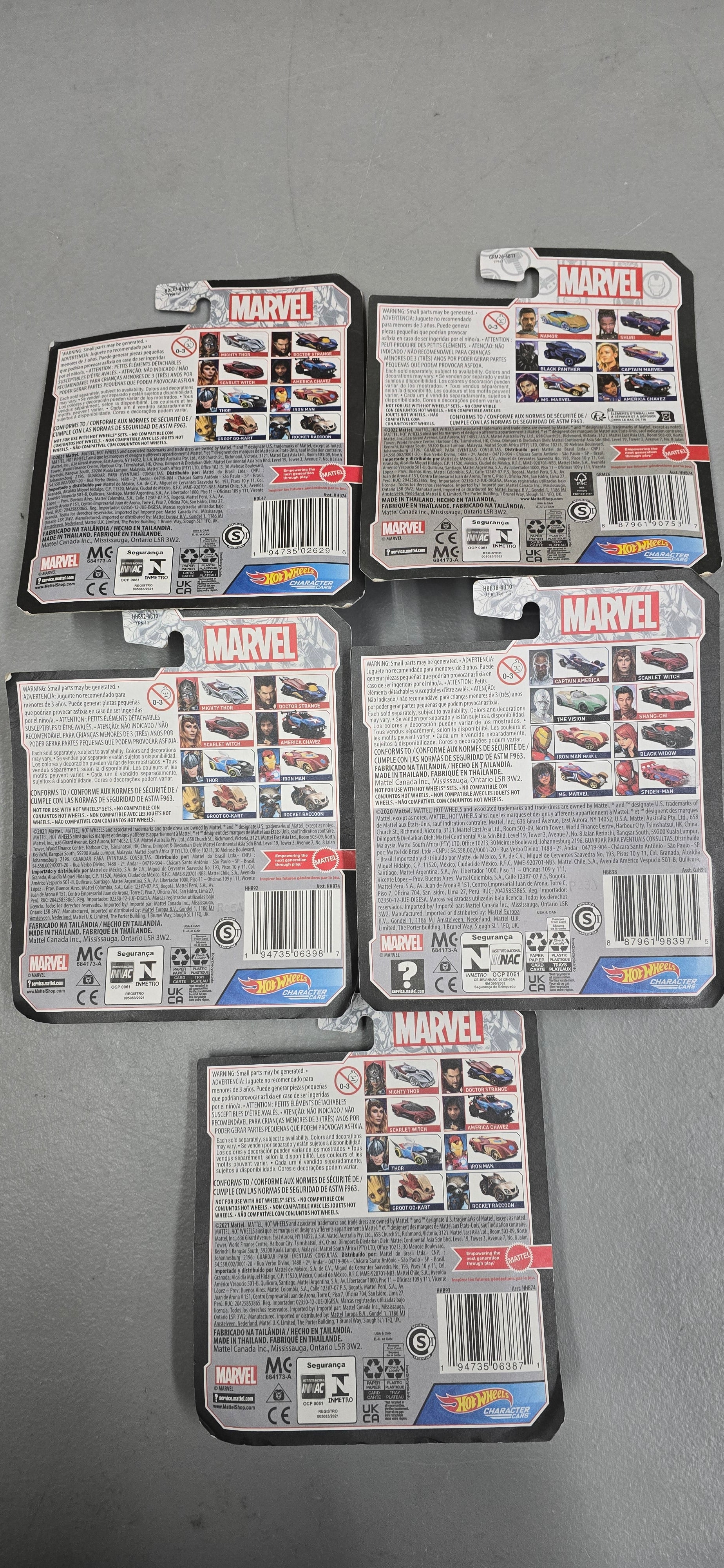 Marvel Hot Wheels