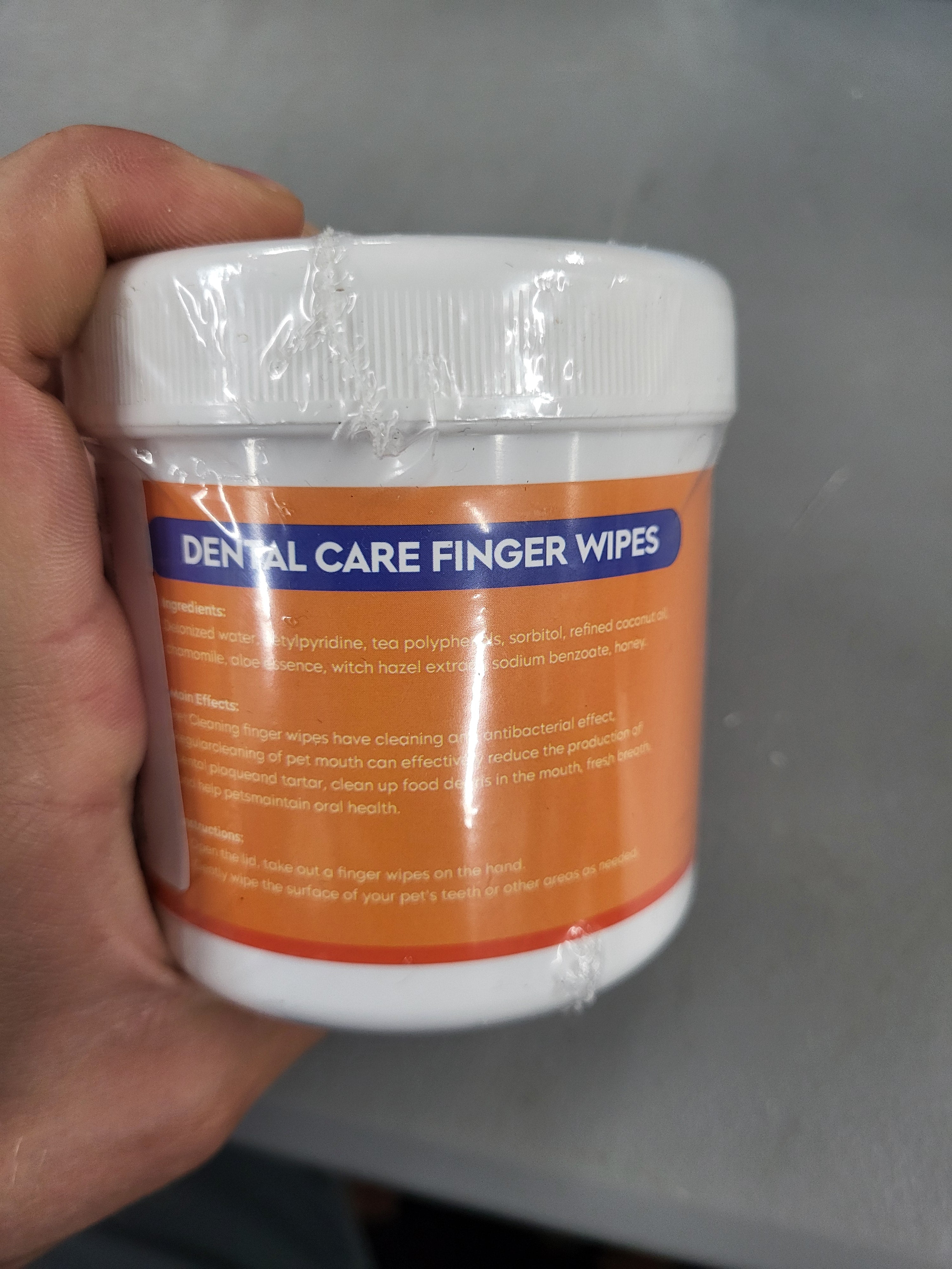 Neence Dental Care Finger Wipes for Pets (60 pieces)