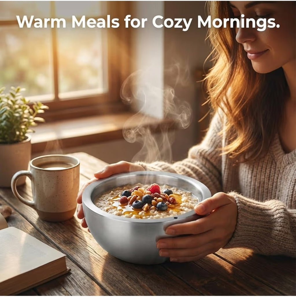 Double Wall Vacuum Insulated Serving Bowl 35oz
