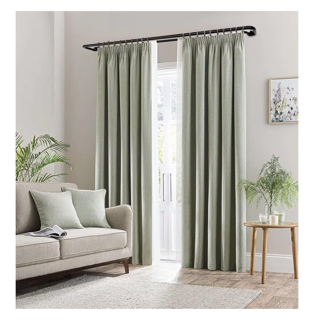 Hotozon Double Blackout Curtain Rods 32"-58"