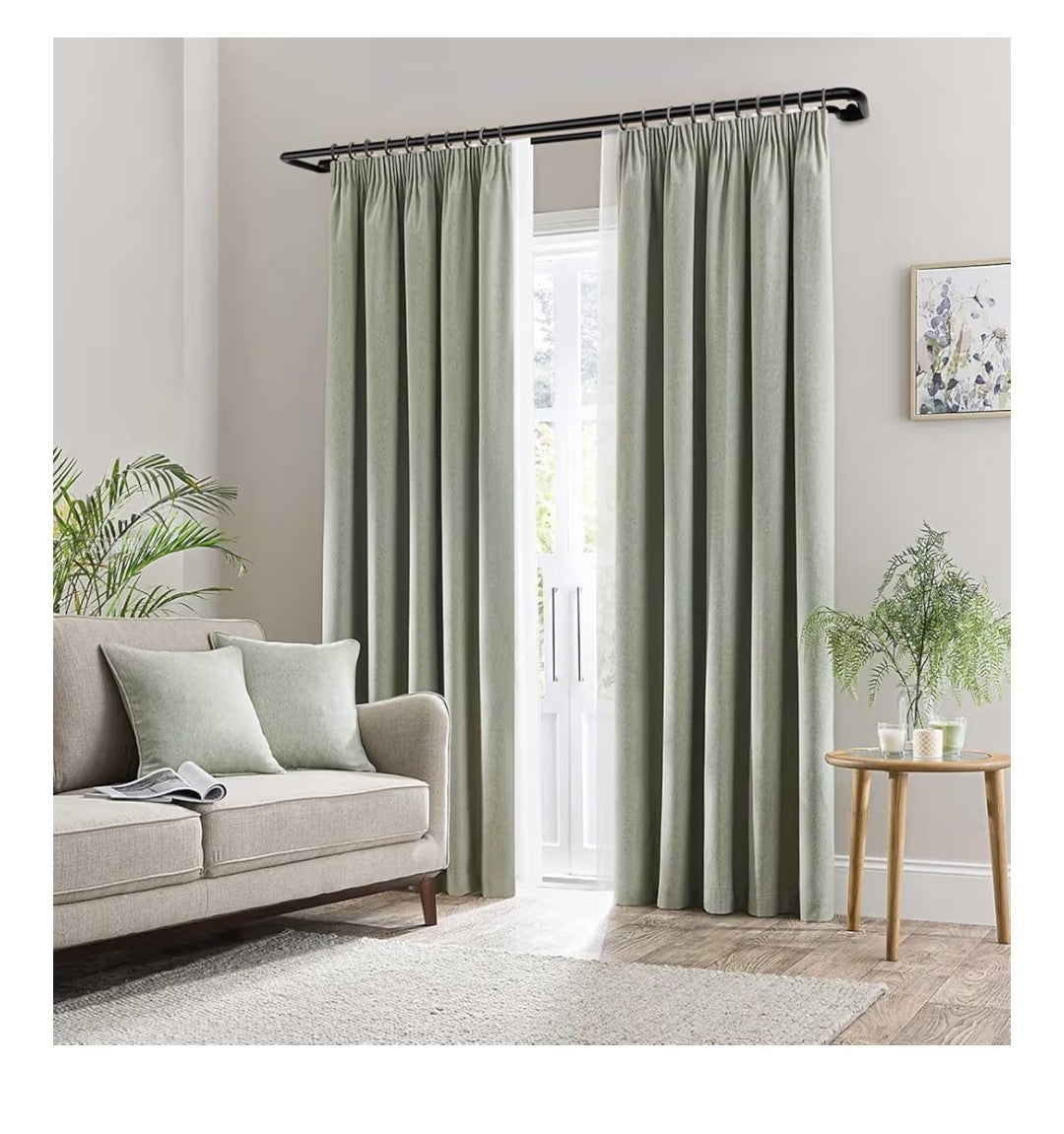 Hotozon Double Blackout Curtain Rods 32"-58"