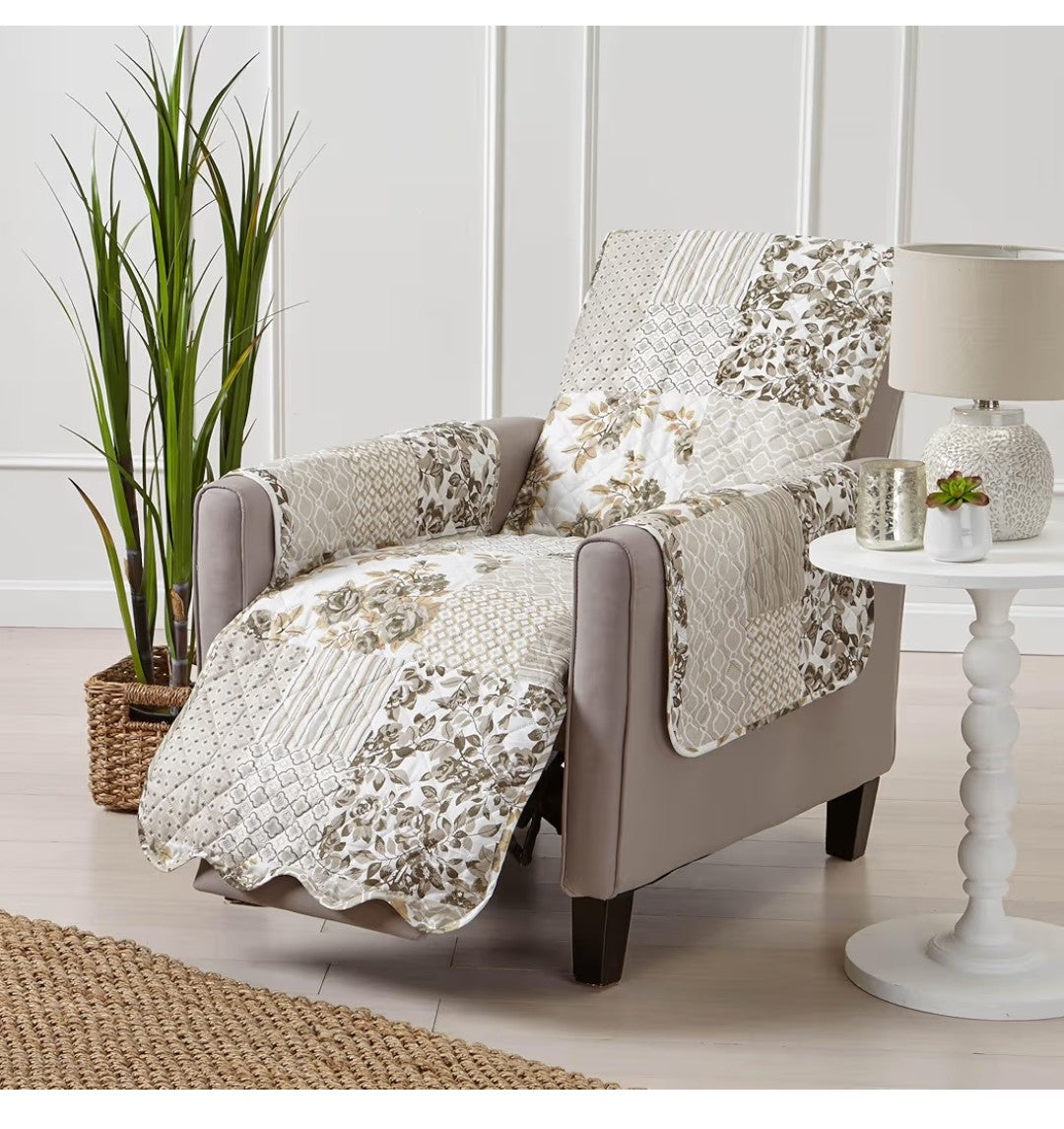 Reversible Patchwork Recliner Cover