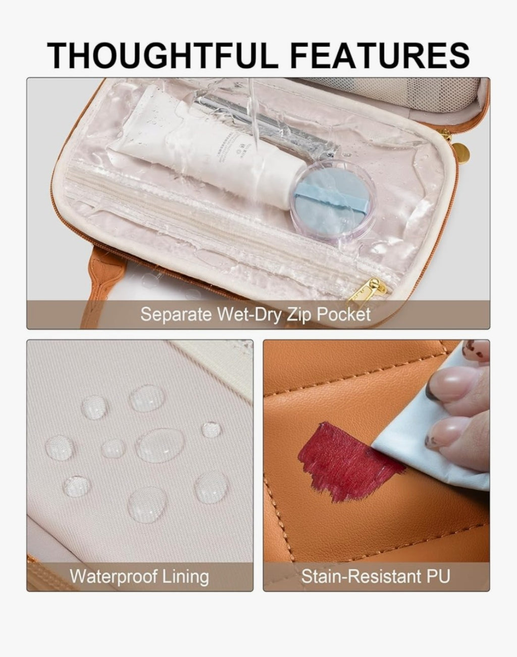 Bagstellar Travel Makeup Bag