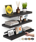 Floating Shelves 3 pack (Black)