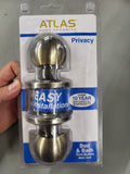Indoor Lockable Door Knob (Antique Brass)