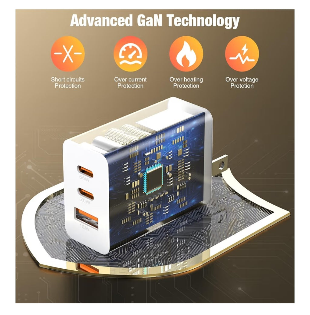100W Super Fast Charger PD/QC 3.0