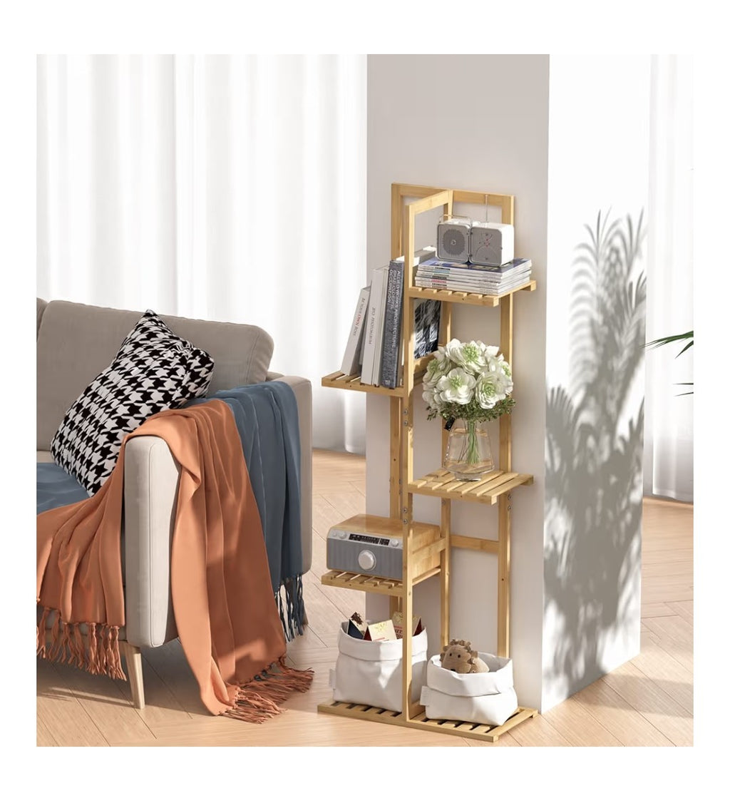 Bamboo 5 Tier Plant Stand