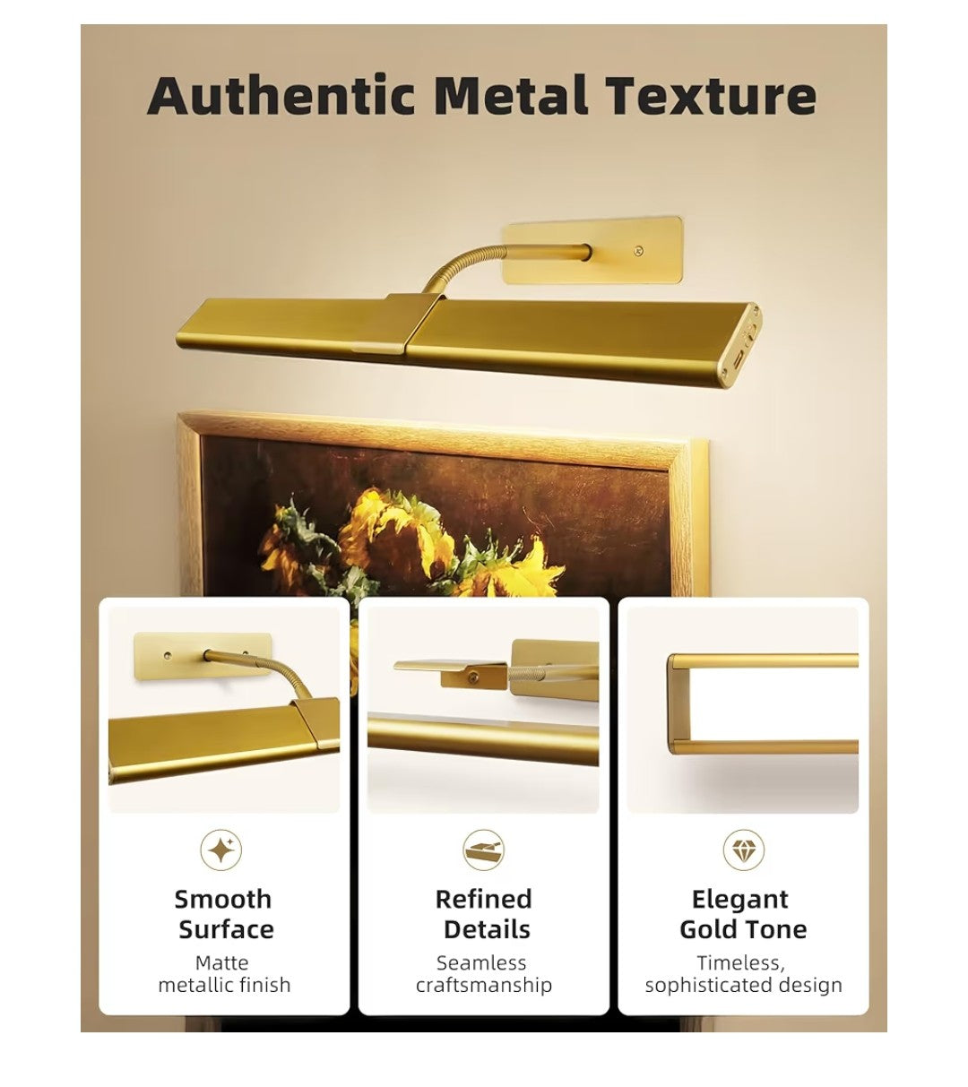 Picture Light for Wall (Gold)