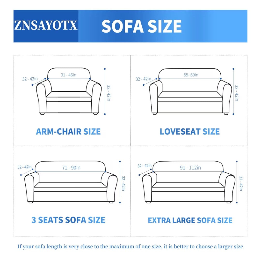 XL Sofa Cover 1pc (Beige)