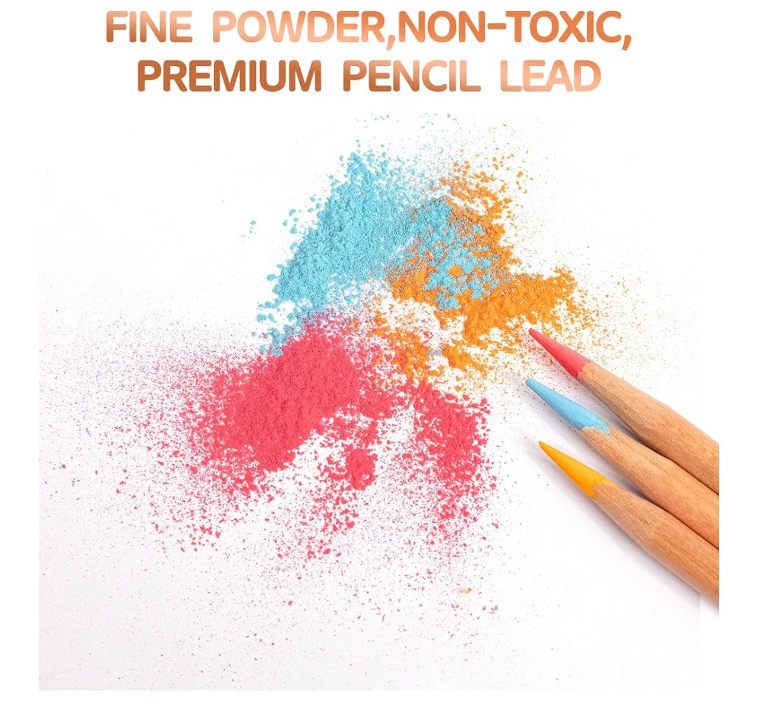 H&B Soft Pastel Colored Pencils (48 count)