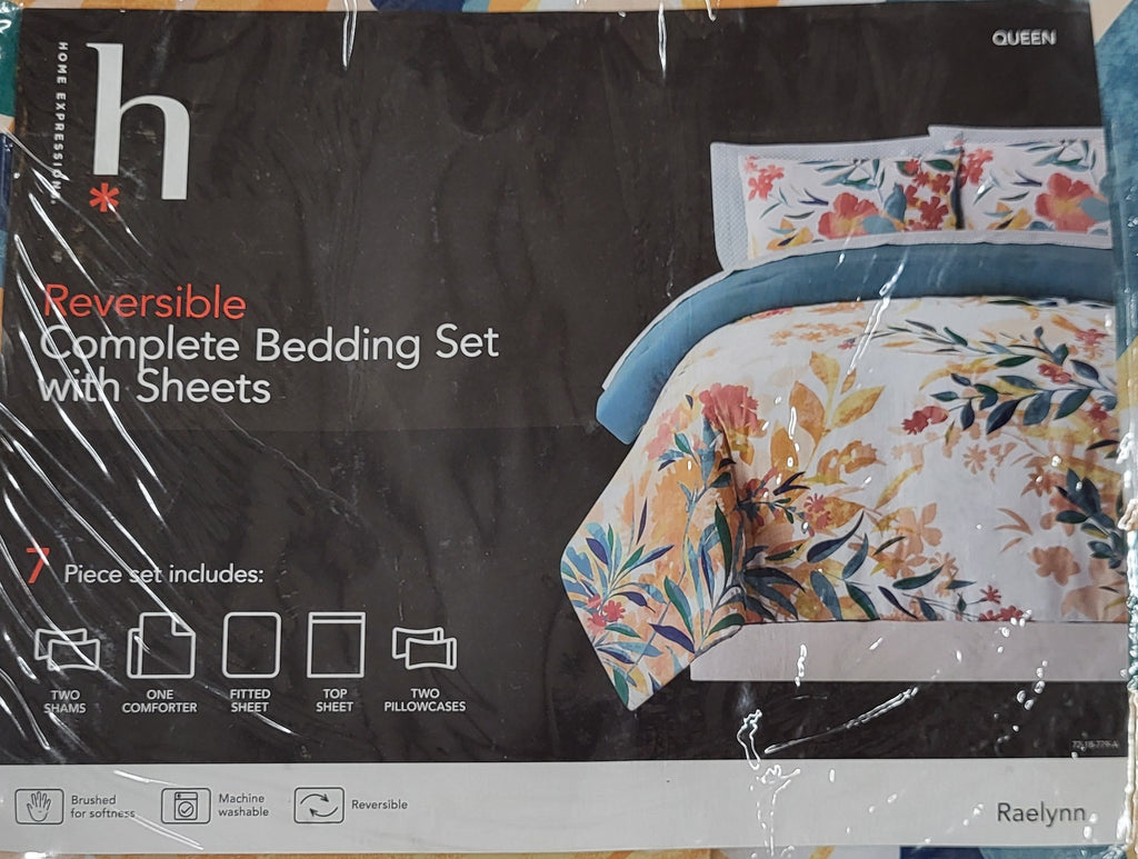 Home Expressions Raelynn 7pc Bedding Set (Queen)