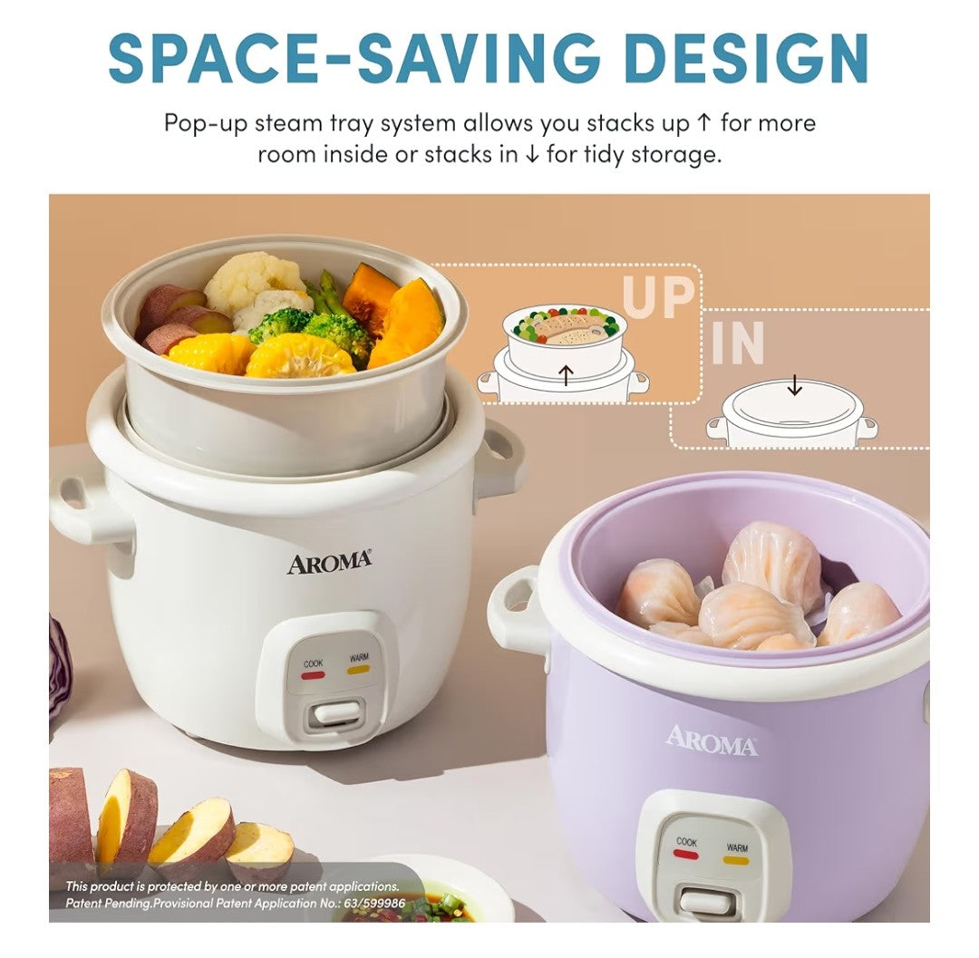 Aroma 1 Quart Rice & Grain Cooker