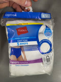 Hanes Cotton Briefs 5 Pack (8/XL)