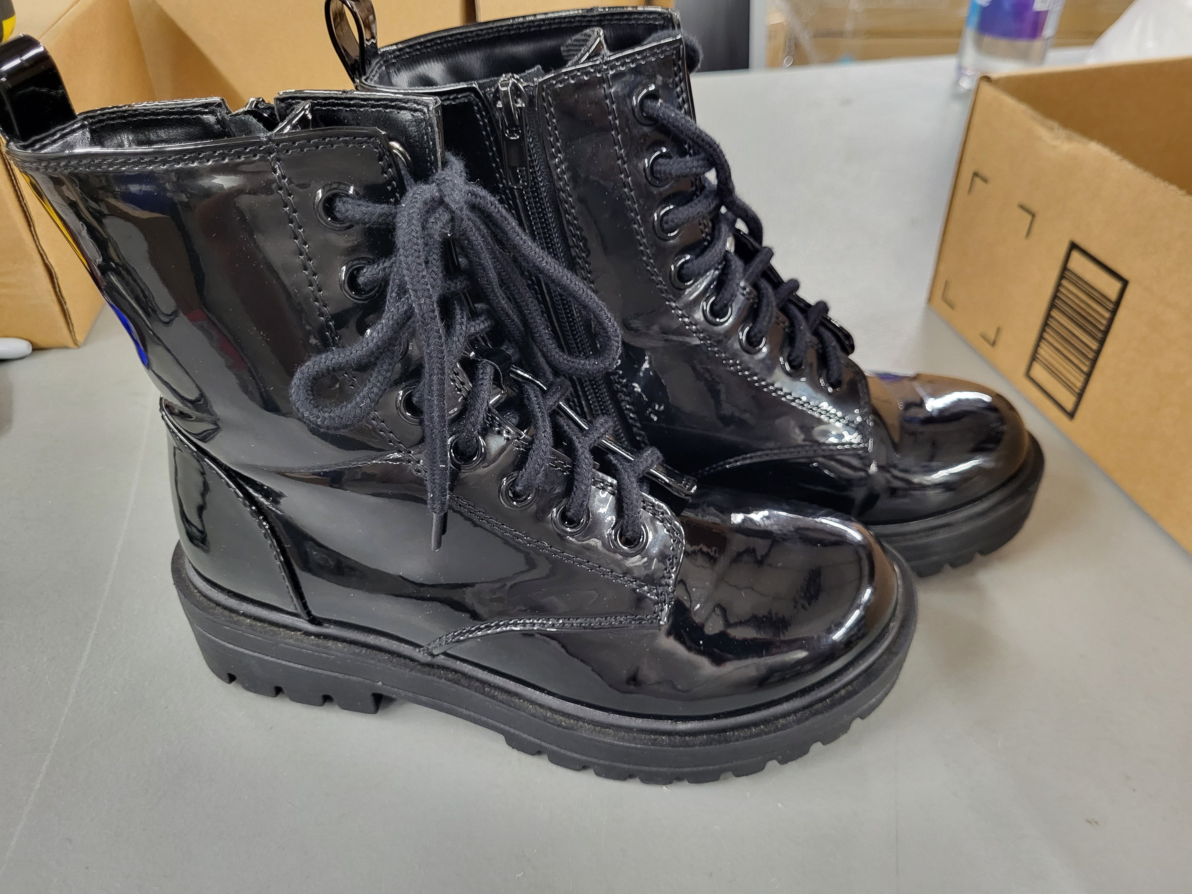 Ankle Boots with Side Zipper (7.5)