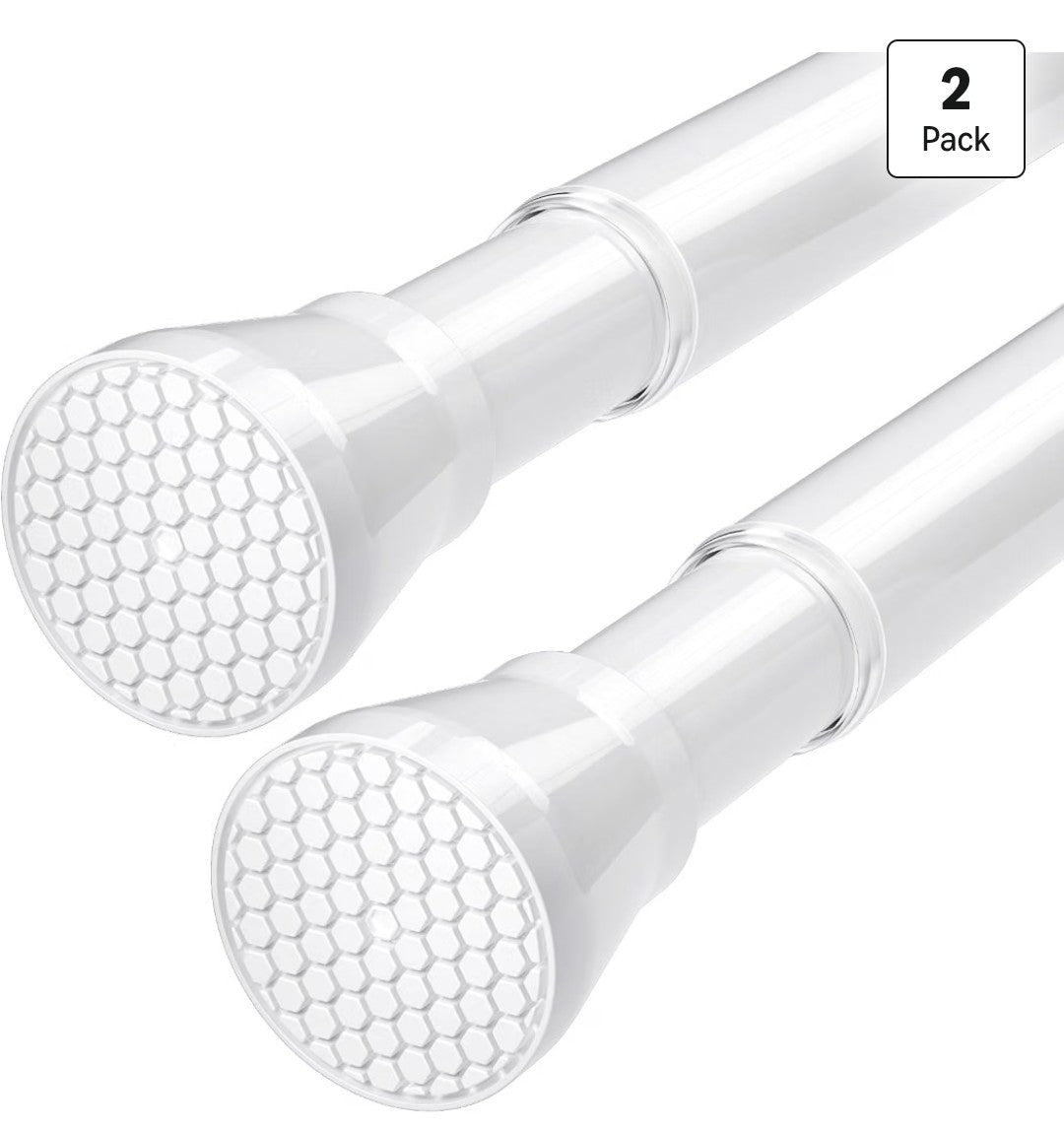 Curtain Tension Rods 28-48in (2 pack)