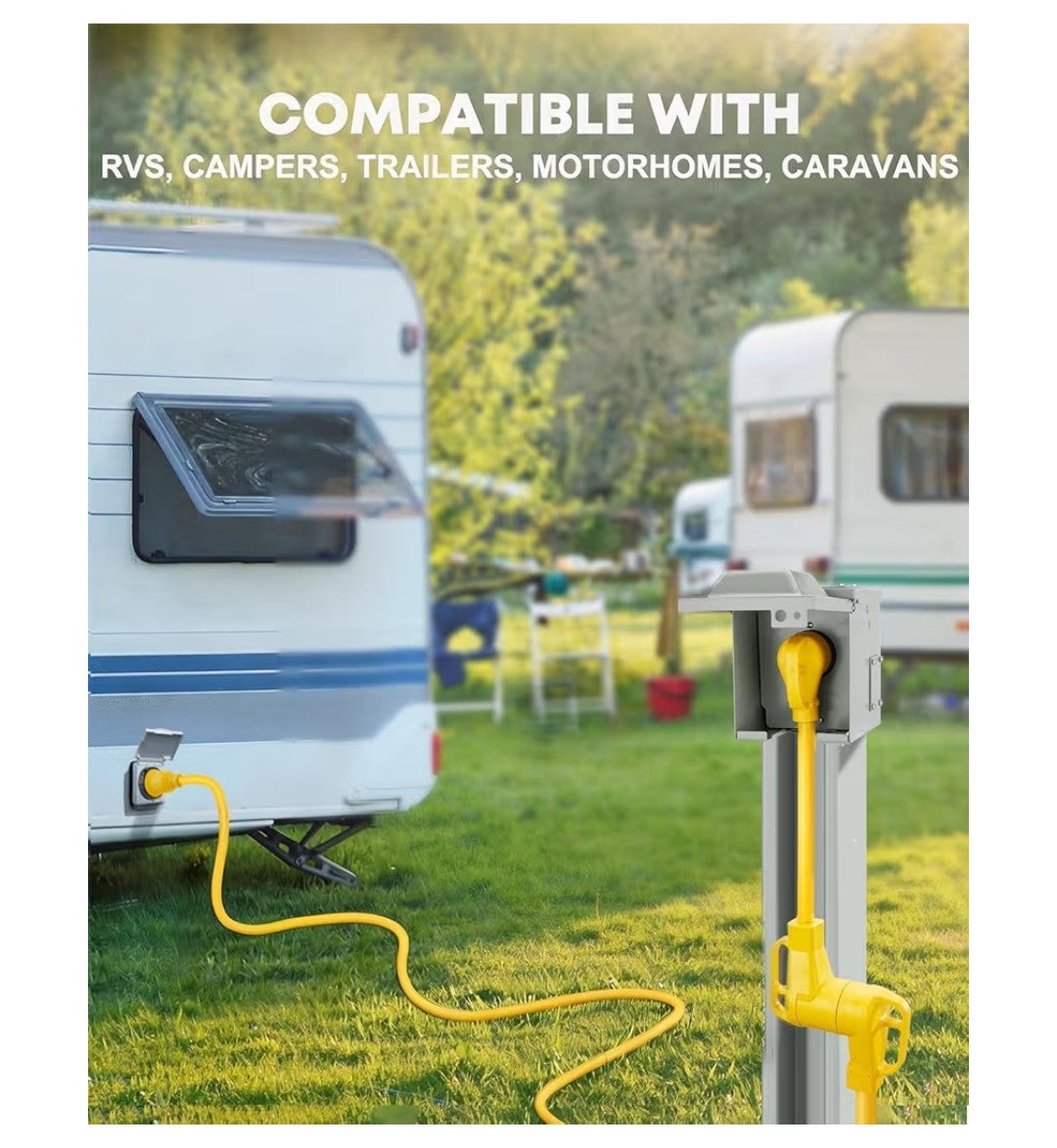 Kohree 30 Amp to 50 Amp RV Adapter