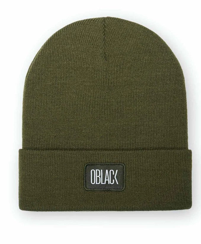 Oblack Beanie (Green Camo)