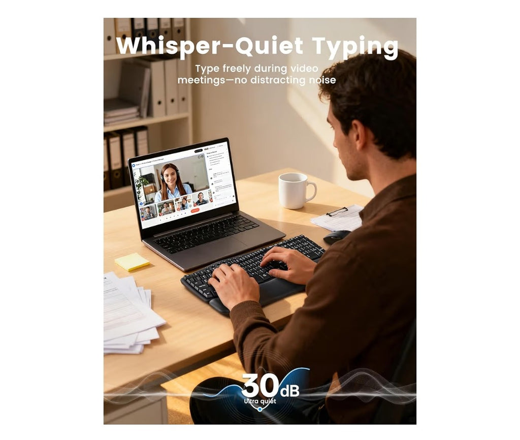 Sablute Wireless Keyboard and Mouse Combo