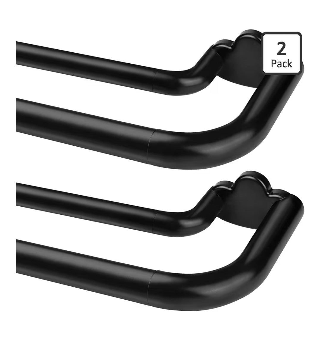 Hotozon Double Blackout Curtain Rods 32"-58"