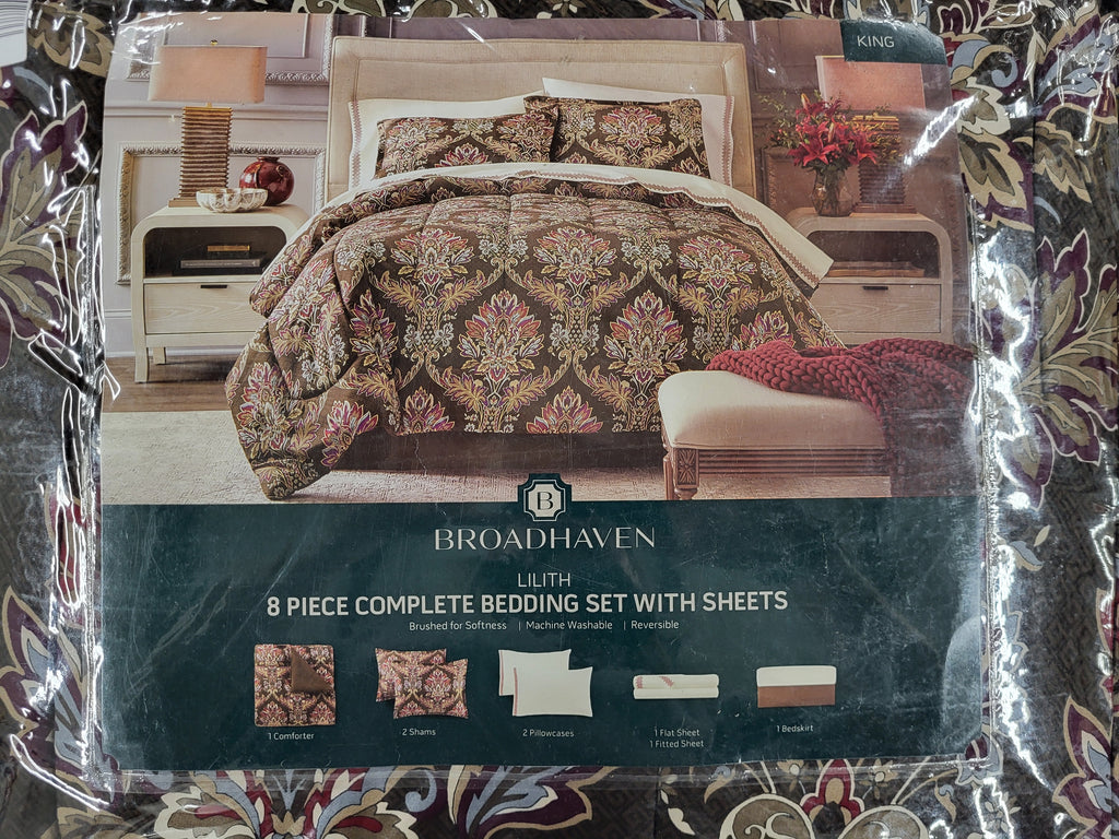 Broadhaven Lilith 8pc Bedding Set (King)