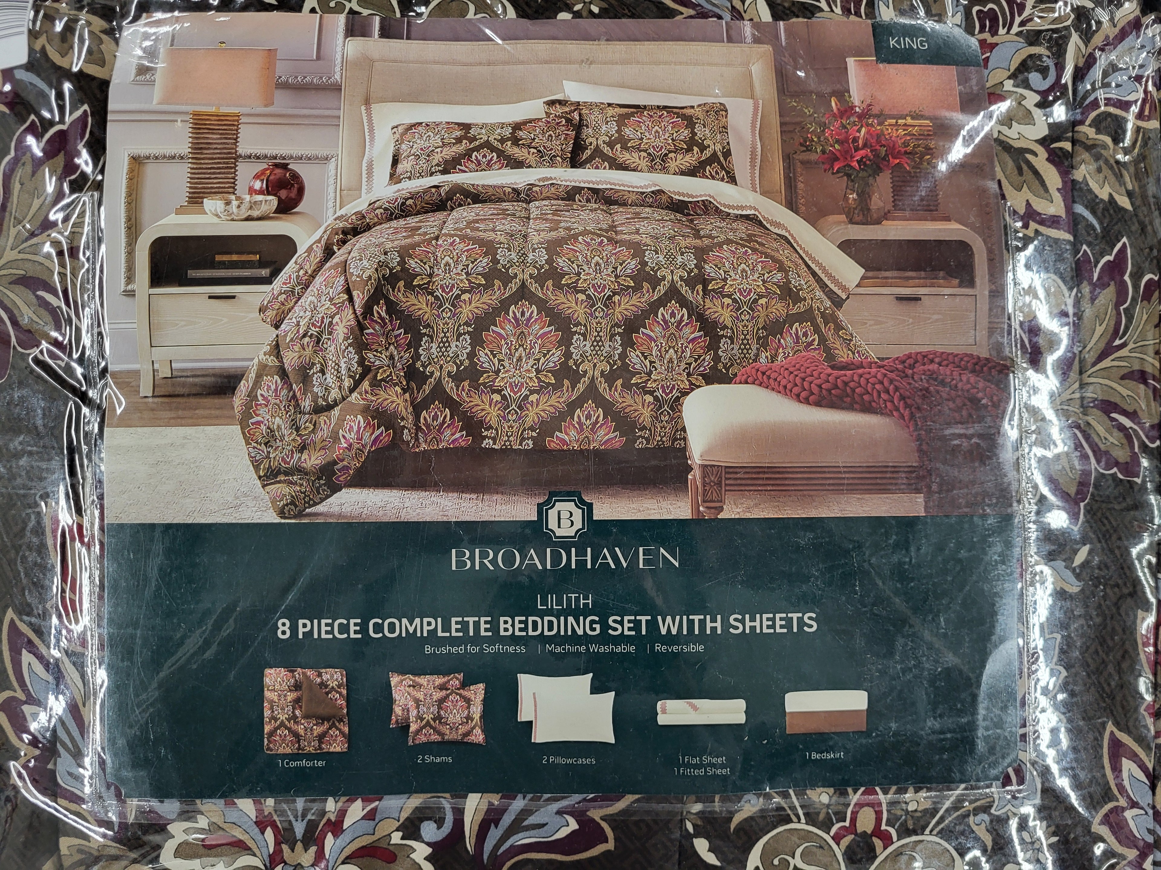 Broadhaven Lilith 8pc Bedding Set (King)