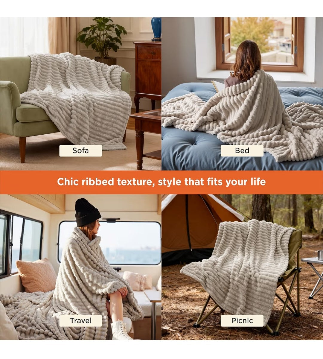 Bedsure GentleSoft Twin Blanket (60in x 80in)