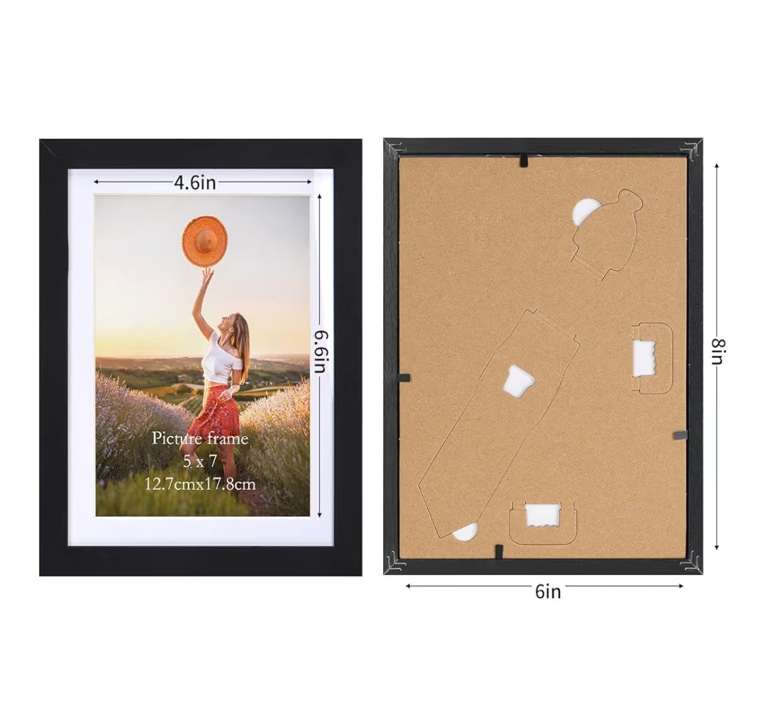 5x7 Picture Frames 15 pack (Black)