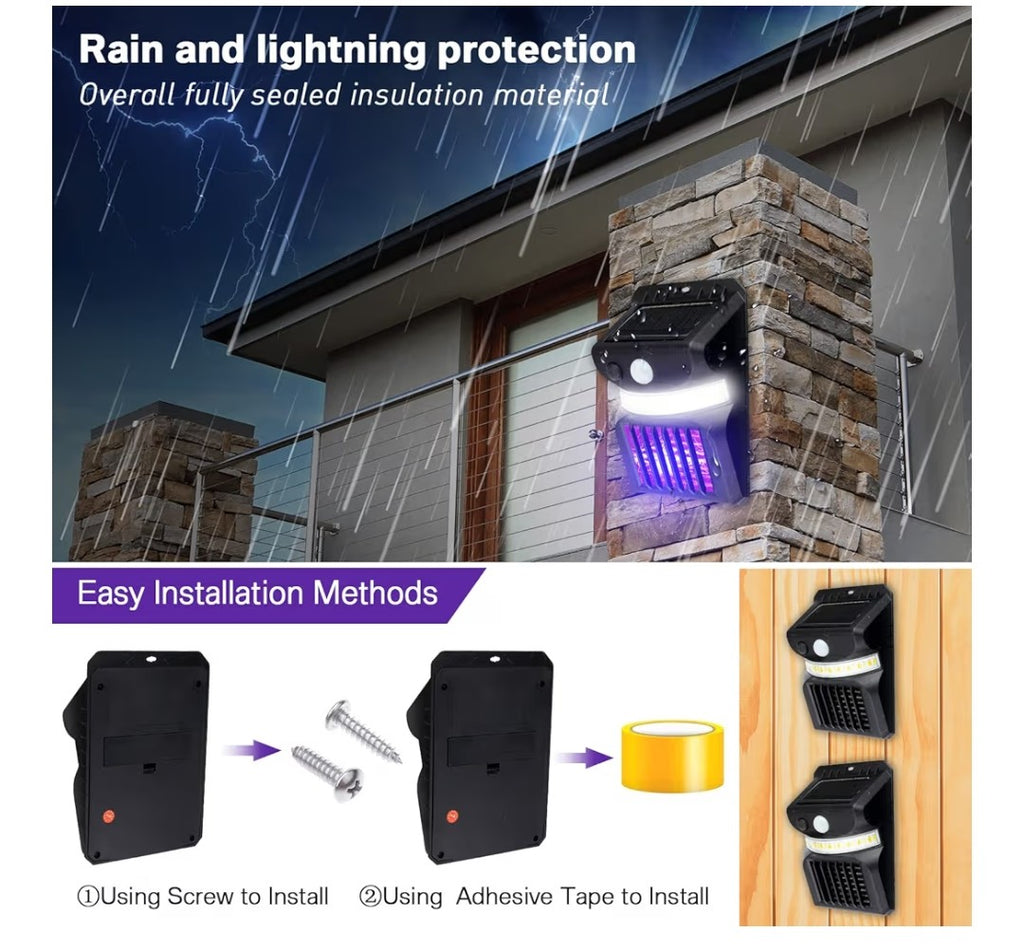 Solar Sensor Mosquito Killer (4 pack)