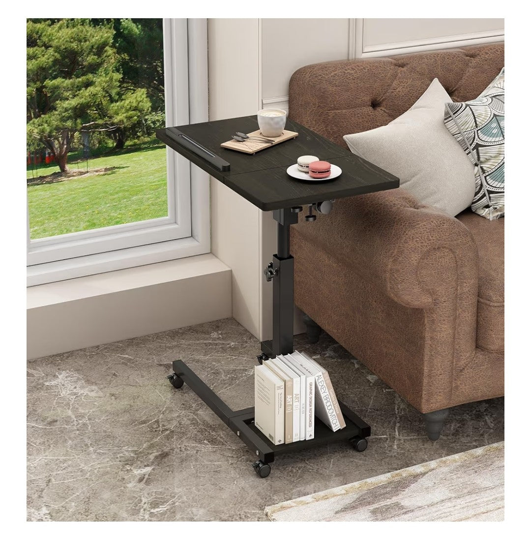 Mobile Laptop Desk with Adjustable Height
