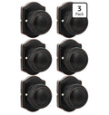 Goldenwarm Oil Rubbed Bronze Dummy Door Knobs.