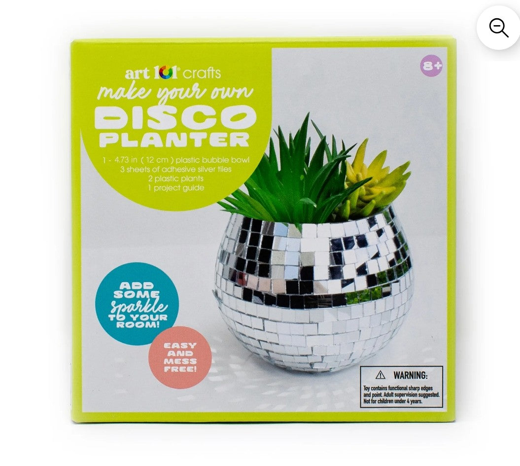 Make your own Disco Planter (Pink) 2 pack