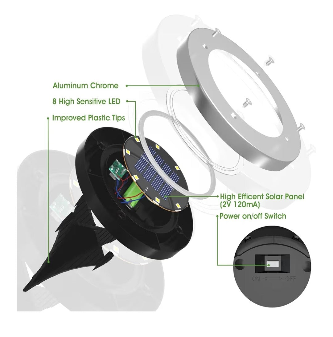 Solar Waterproof Oitdoor Lights 16 pack