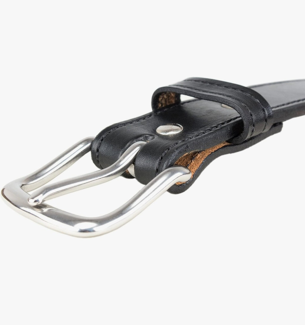 Yonder Leather Company Leather Belt with Hidden Money Pocket (Size 40)