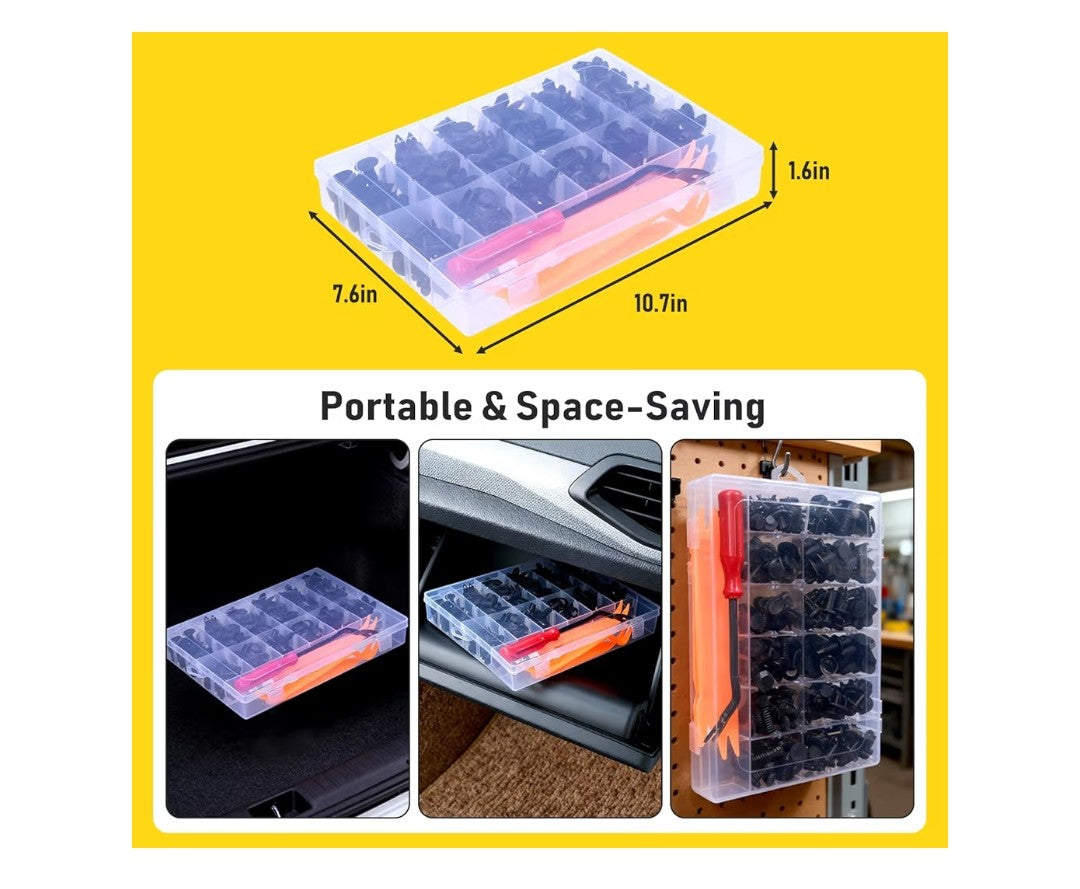 JinnEterri 240 Retainer clips + 5 faster removers