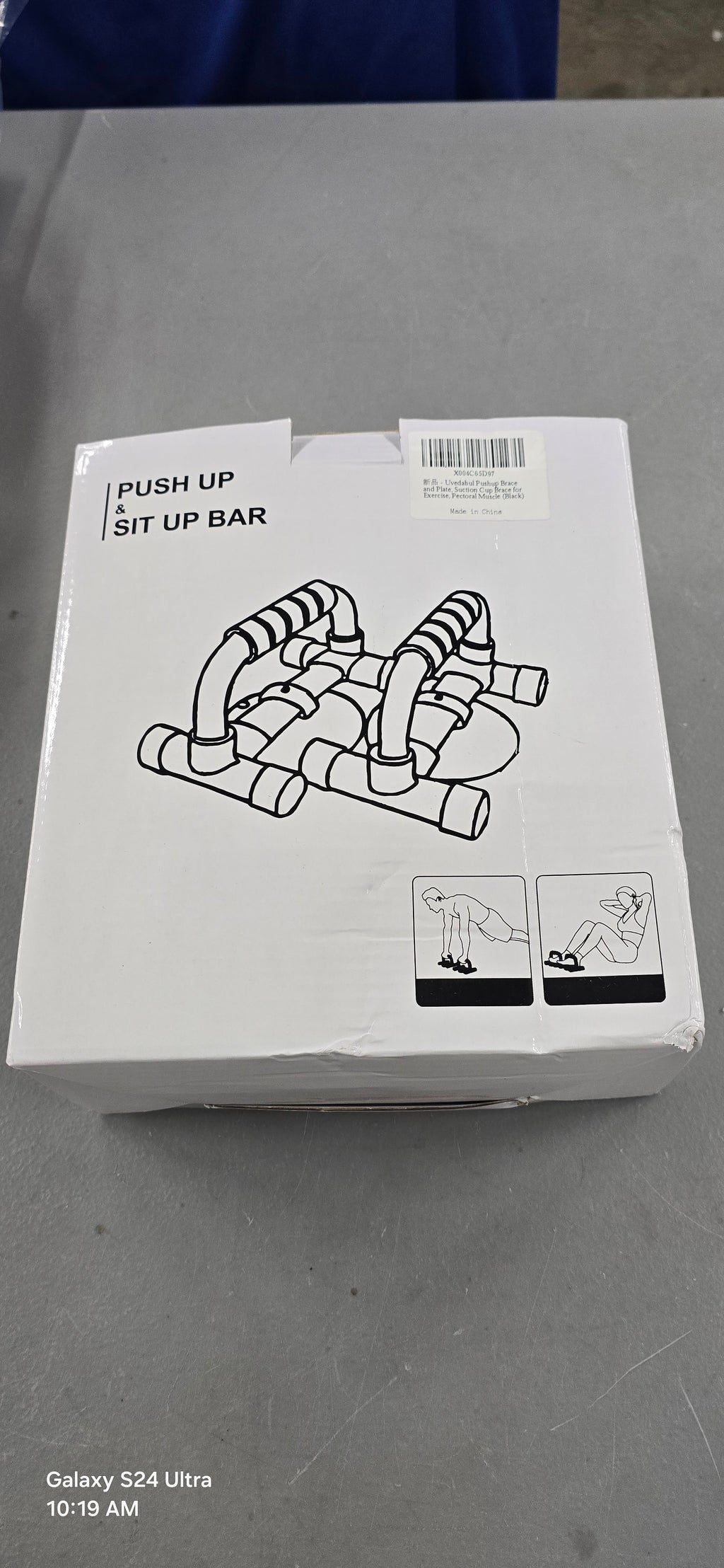 Push-Up Bar, Anti Slip Push Up Stand, Metal Push-Up Handles.