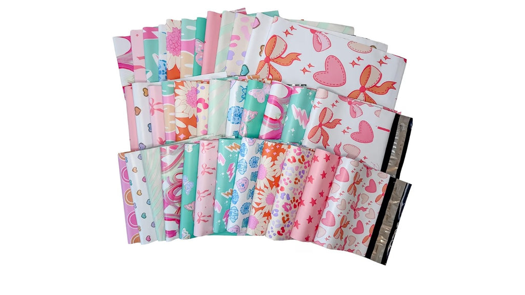 35 Pack Designer Poly Mailer Variety Pack
Heavy Duty, Waterproof, Self-Seal, Tear-Resistant, Cute Mailing Envelopes