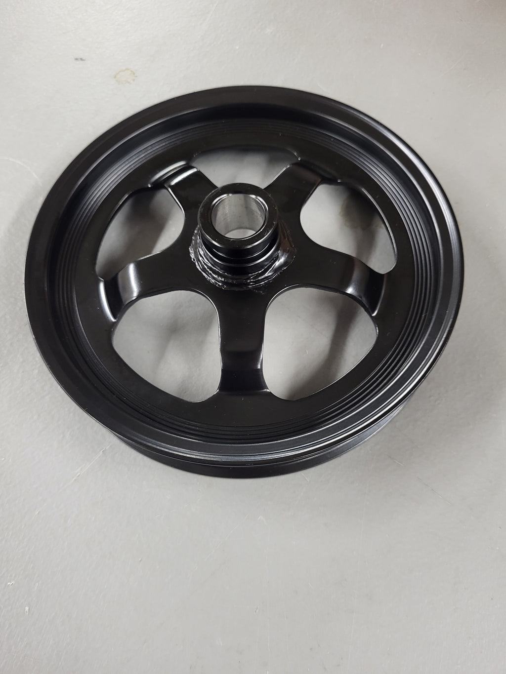 MGWILL Steel Power Steering Pump Pulley for 1998-2002 LS1 Camaro Firebird Replaces 12559885