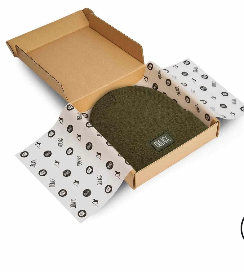 Oblack Beanie (Green Camo)