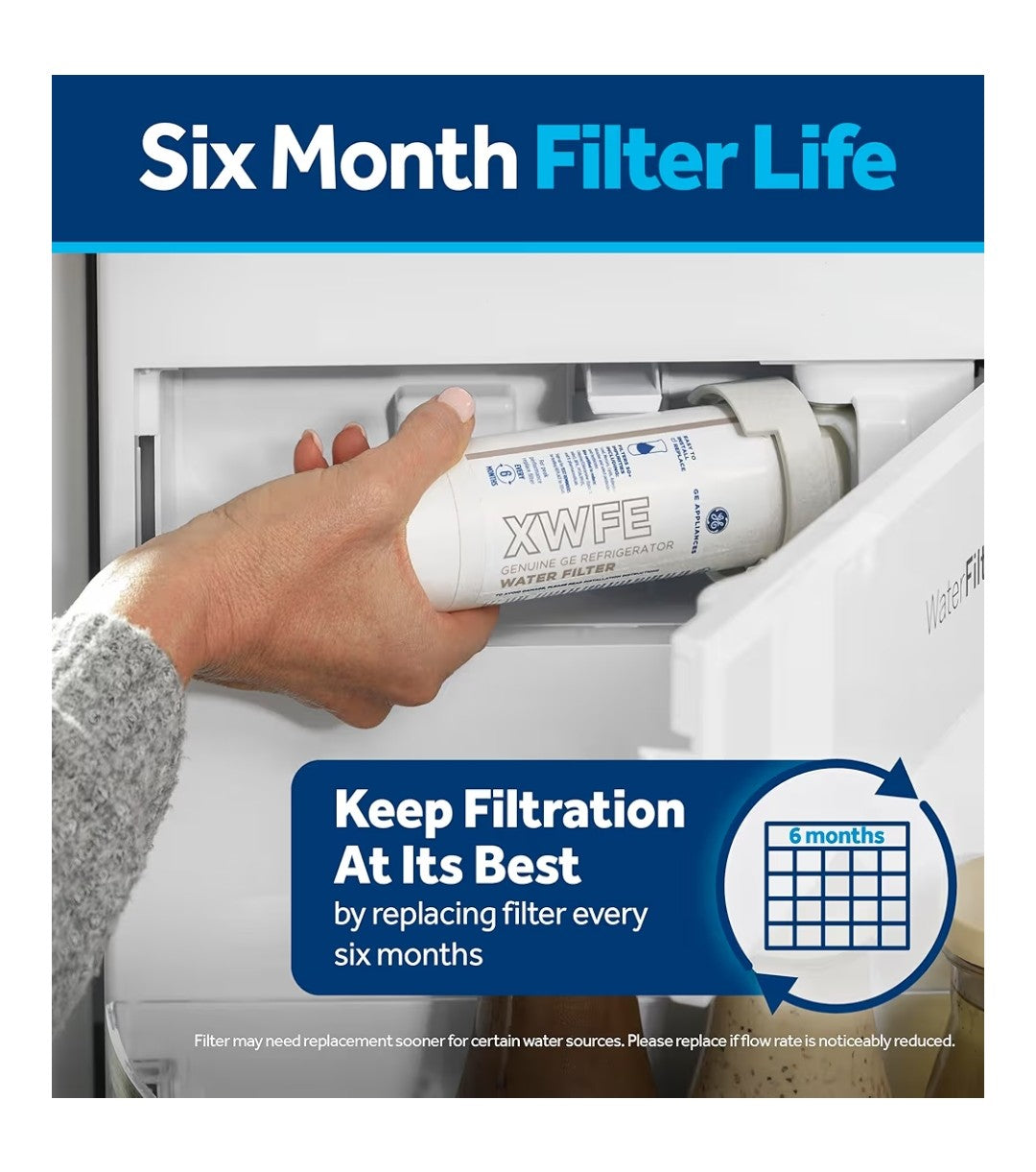 GE XWFE Refrigerator Water Filter