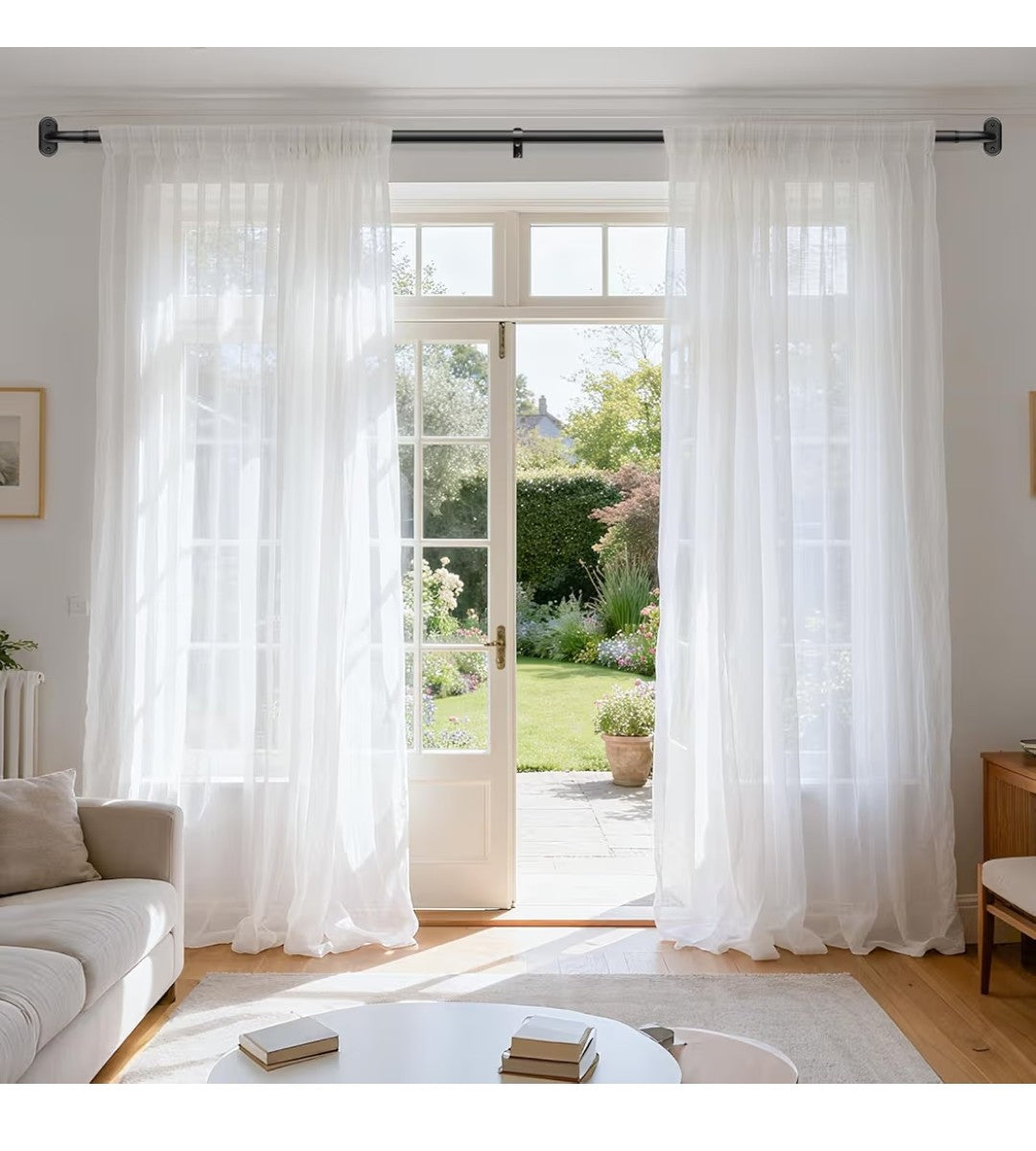 Wolistsa Wrap Around Curtain Rod 36-120in