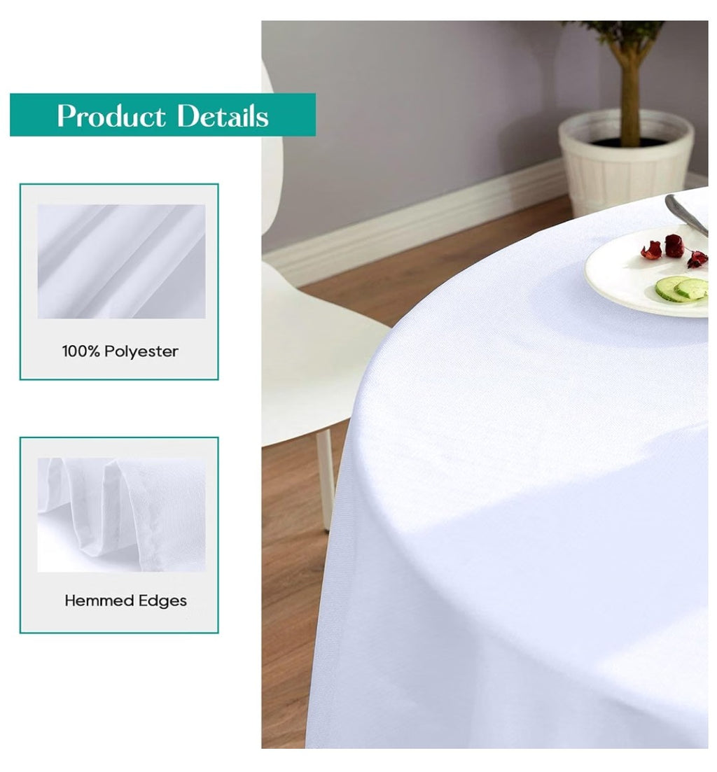 Surmente Round Tablecloth 10 Pack (132in)