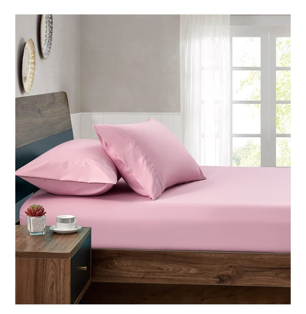 FreshCulture Twin Fitted Sheets Only 6 pack (Pink)