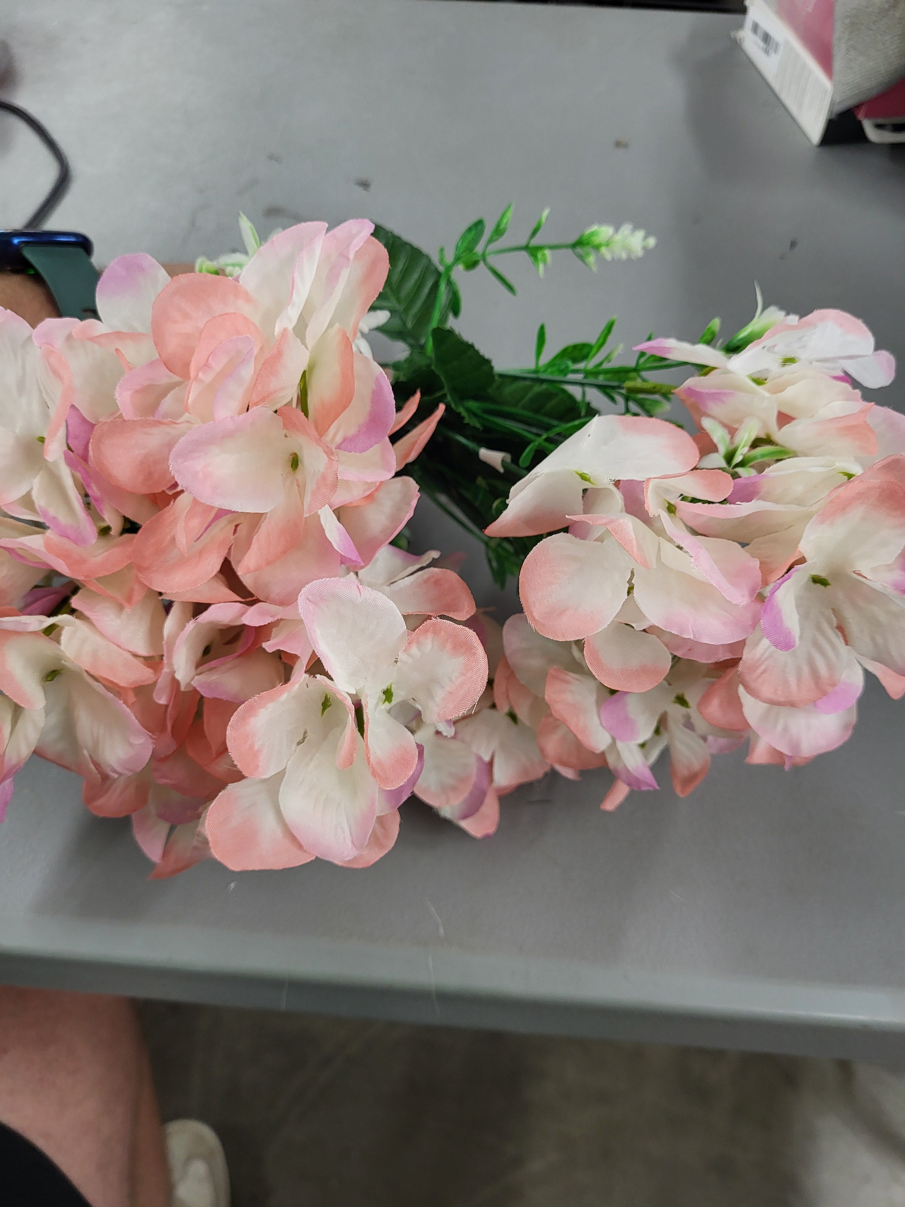 Artificial Hydrangea Flowers (6 pack)
