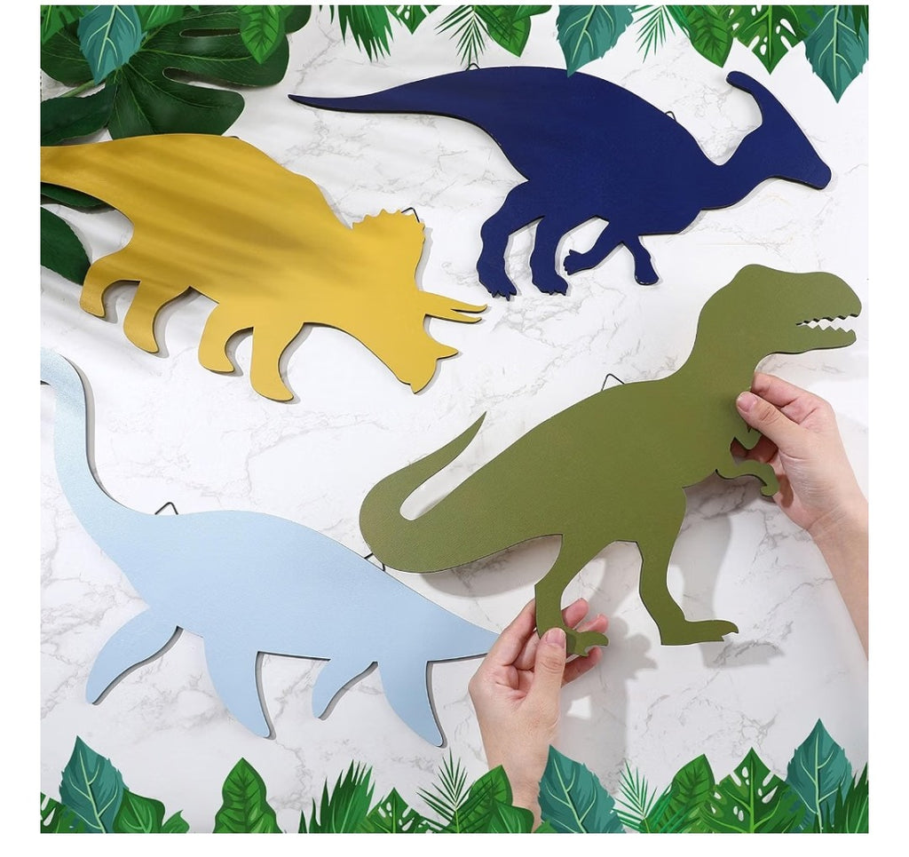 Wooden Dinosaur Wall Decor
