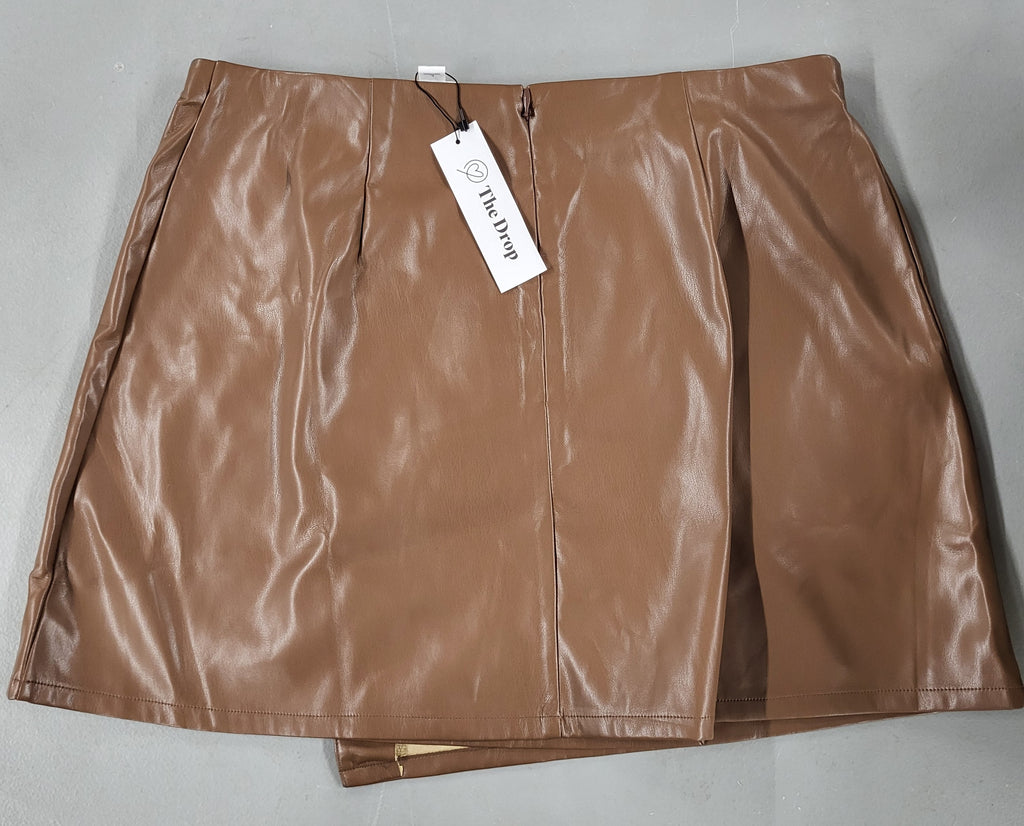The Drop Portia Mini Wrap Skirt (Size Large)