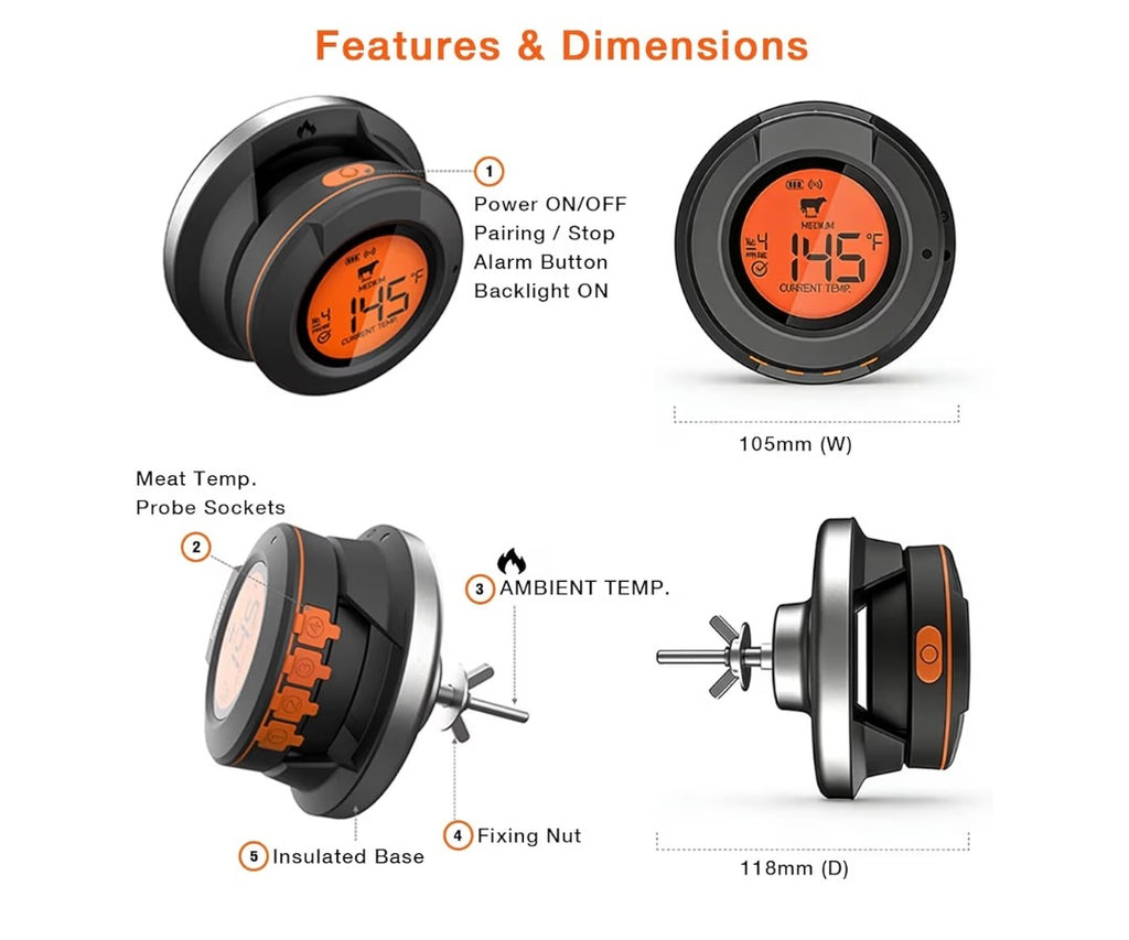 Smart Wireless BBQ Thermometer