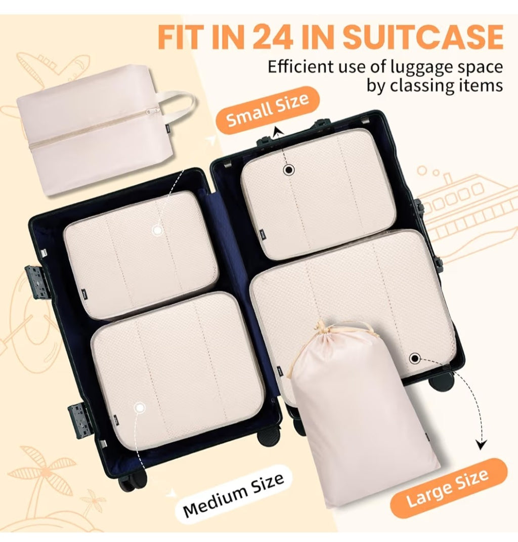 Bagail  8pc Travel Packing Cubes
