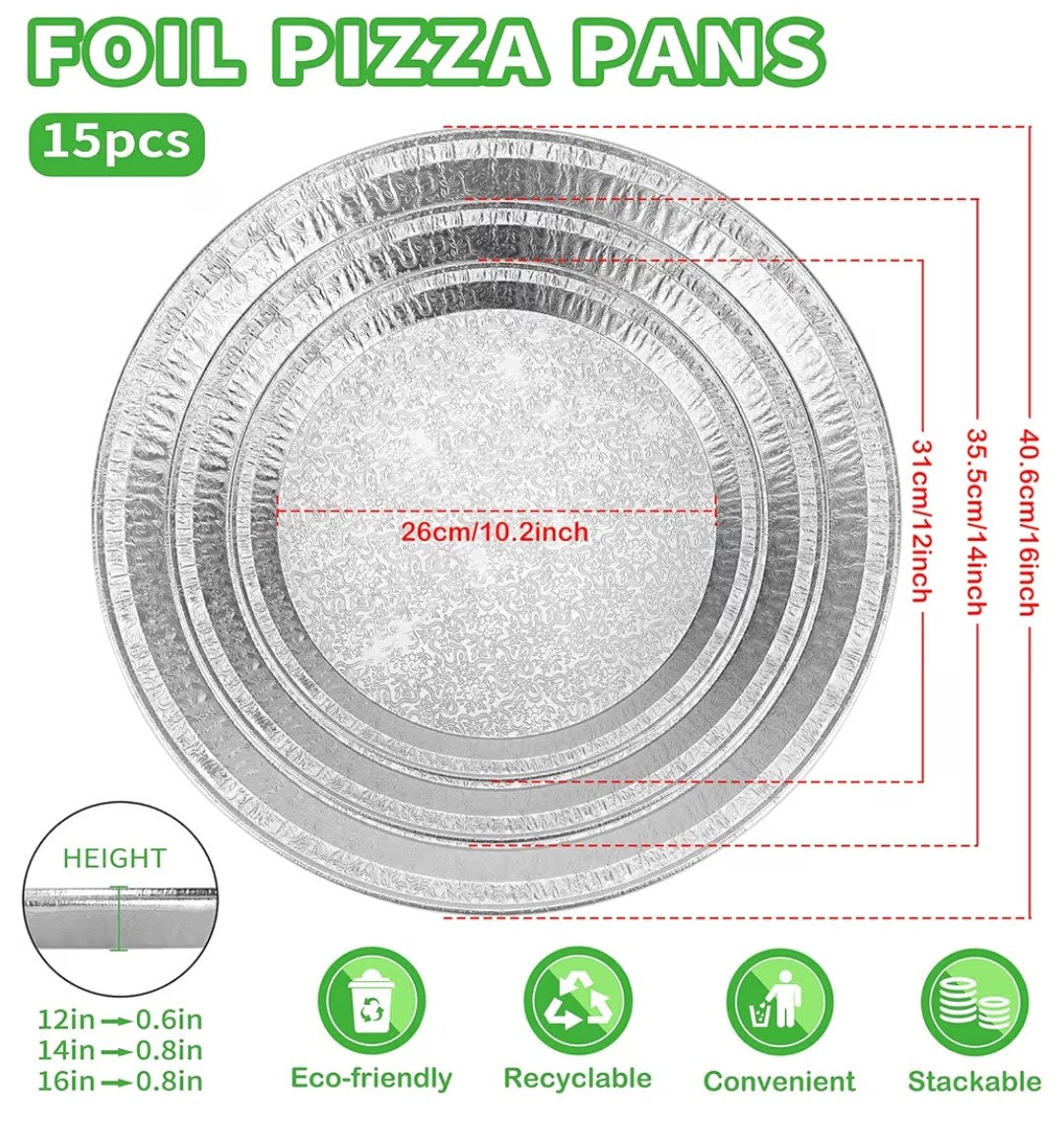 Aluminum Foil Serving Trays 14in (15 pack)