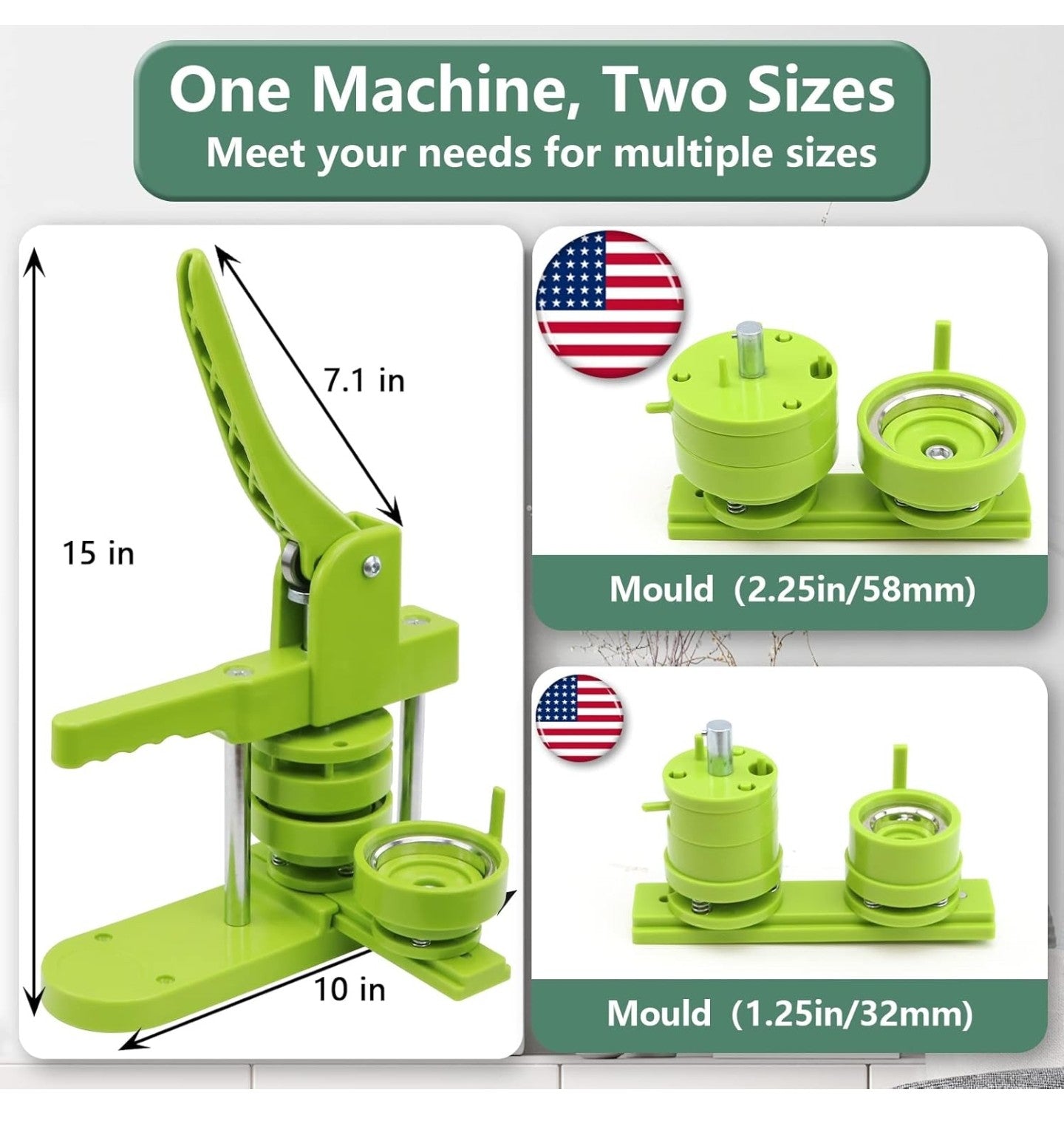 Happizza Button Maker Machine Multiple