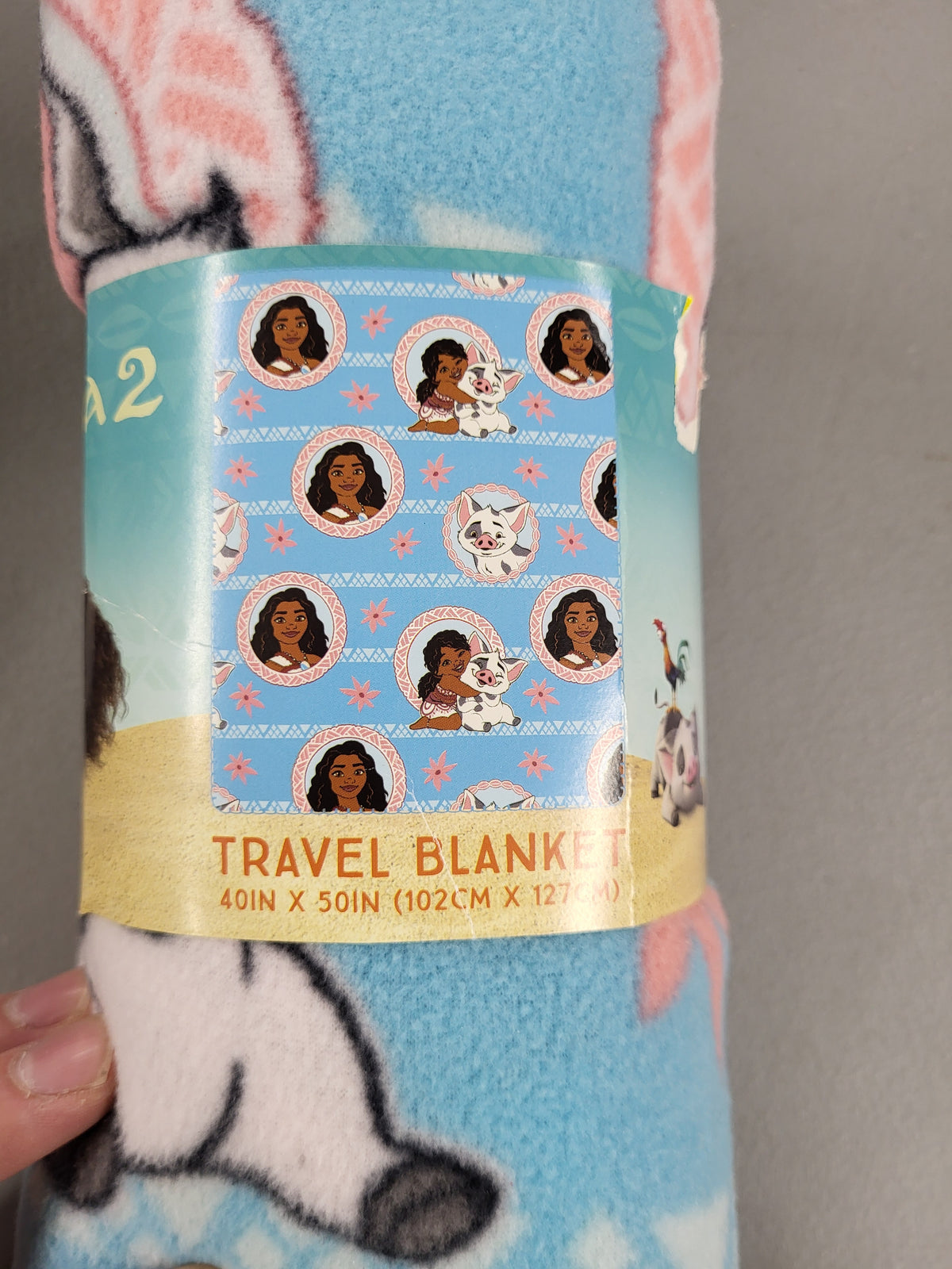 Moana 2 Travel Blanket 40" x 50"